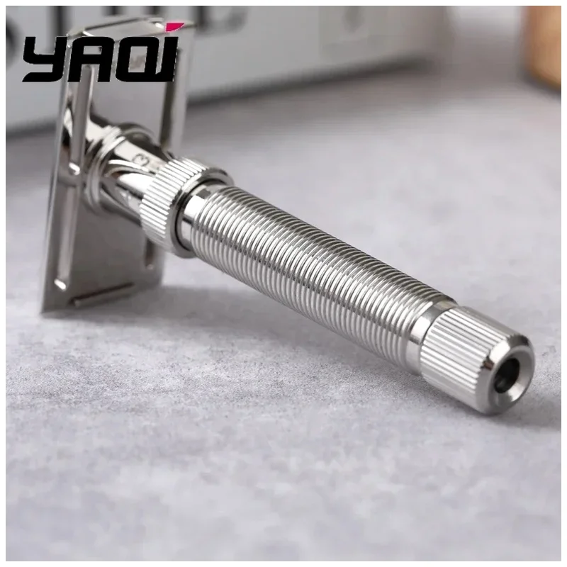 Yaqi Safety Razor Ultima Stainless Steel Adjustable for Men - Comfortable Shaving Experience