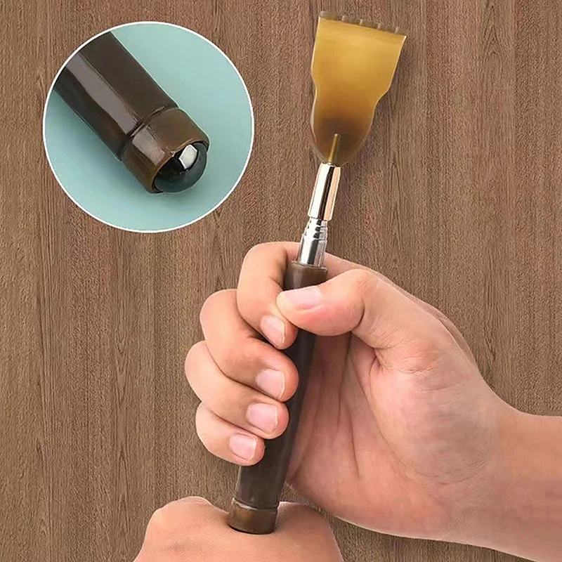Extendable Magnetic Ball Hackle Back Scratcher With Magnet Telescopic  Backscratcher Massager Back Scraper Gift