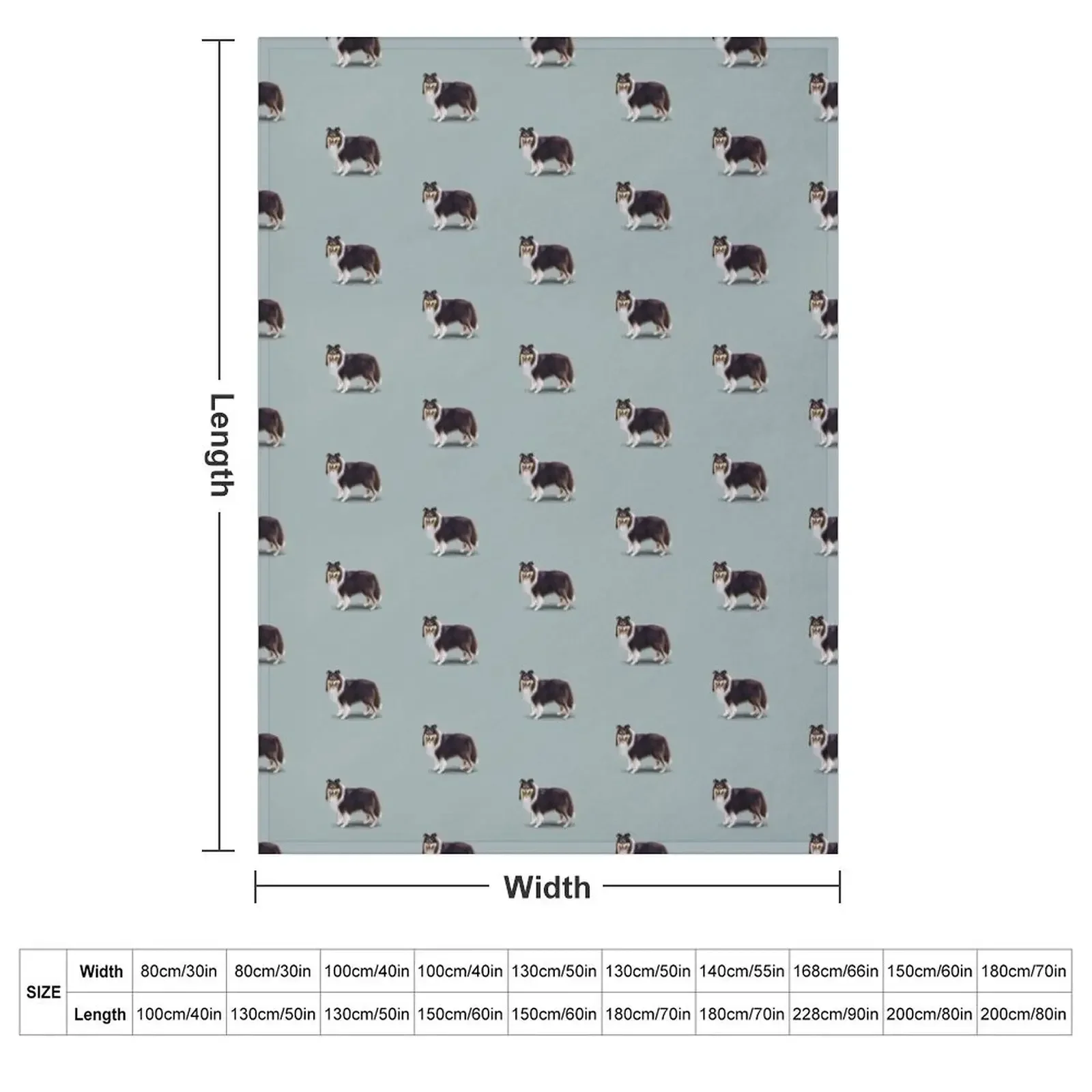 Tri Shetland Sheepdog Sheltie Throw Blanket couch cozy soft plush fuzzy picnic outdoor blanket