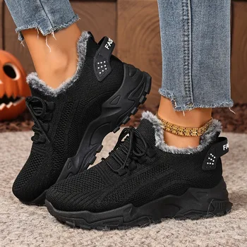 Women's Winter Plush-Lined Sneakers 1