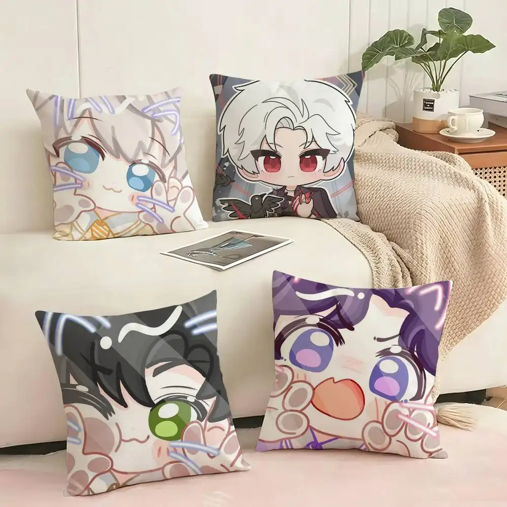 Maiden L-Love and Deepspace  Pillow Case Square Double-Sided Sofa Cushion Cover Bedroom Bedside Pillow Gift