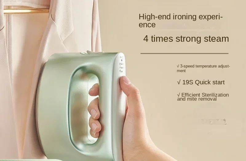 Handheld Garment Steamer Household Small Pressing Machines Portable Steam and Dry Iron Ironing Clothes Ironing Appliance