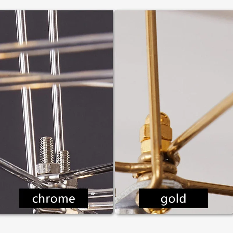 Cube lumineux étoiles partout dans le ciel, éclairage de luxe en cristal pour salon, salle à manger, chambre à coucher, Villa, bâtiment Duplex