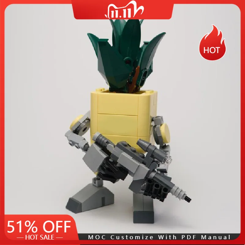 

164 шт. MOC милые боевые растения, строительные блоки, набор моделей, сделай сам, сборка, кирпичи, игрушки для детей и взрослых, рождественские украшения, подарки