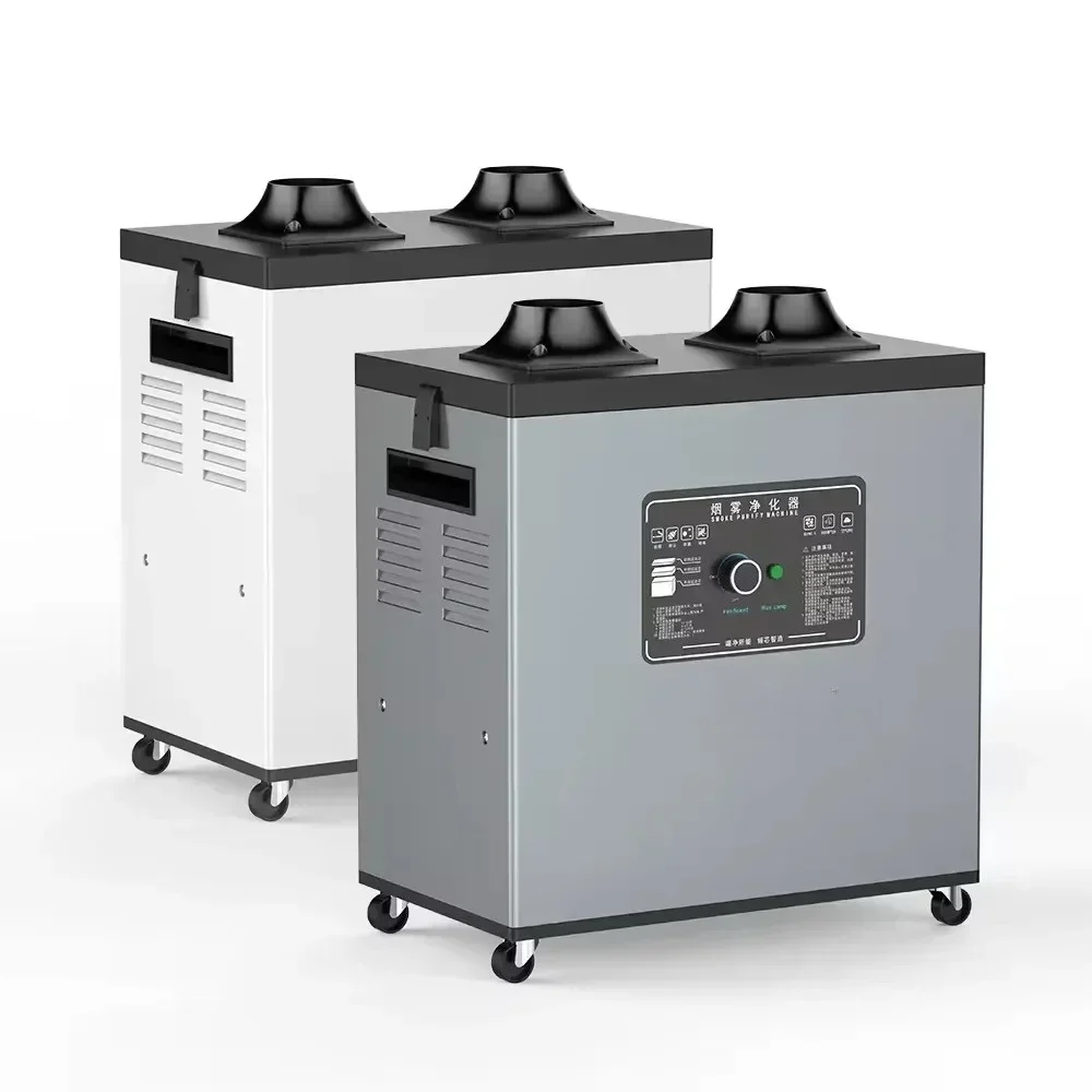 

2024 Portable Dual Arm Welding Smoke Extractor and Moxibustion Smoke Purifier