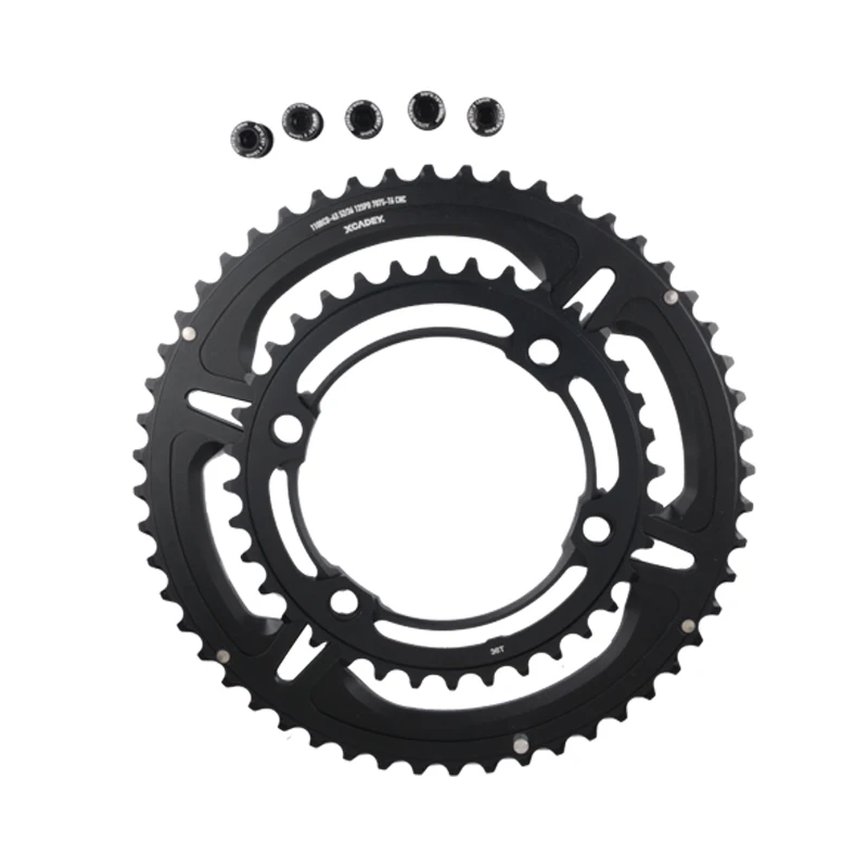 XCADEY Chainring 50-34T 52-36T 53-39T Four Claws Five Claws For XCADEY POWER Meter Crankset 110BCD/110BCD-4S