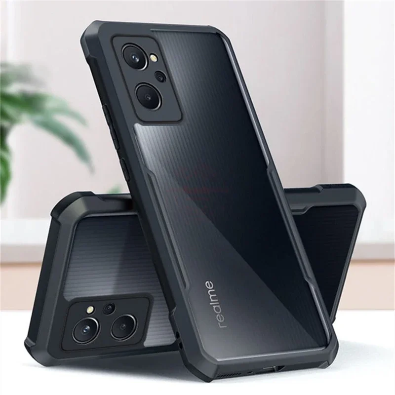 Чехол для Realme 9 Pro Plus чехол для Realme 9i GT Neo 2 2T C12 C35 C21 Realme9i, прозрачный мягкий противоударный бампер из поликарбоната и ТПУ