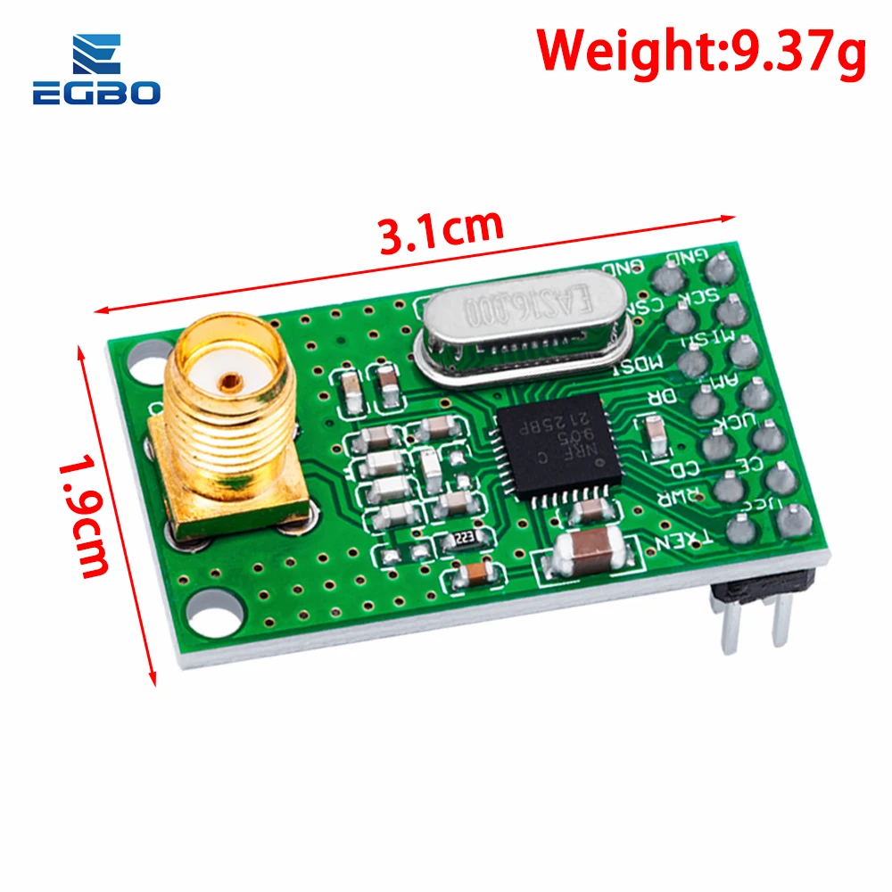 1 ~ 10 шт. NRF905 беспроводной модуль приемопередатчика, беспроводная плата приемника передатчика NF905SE с антенной FSK GMSK 433 868 915 МГц
