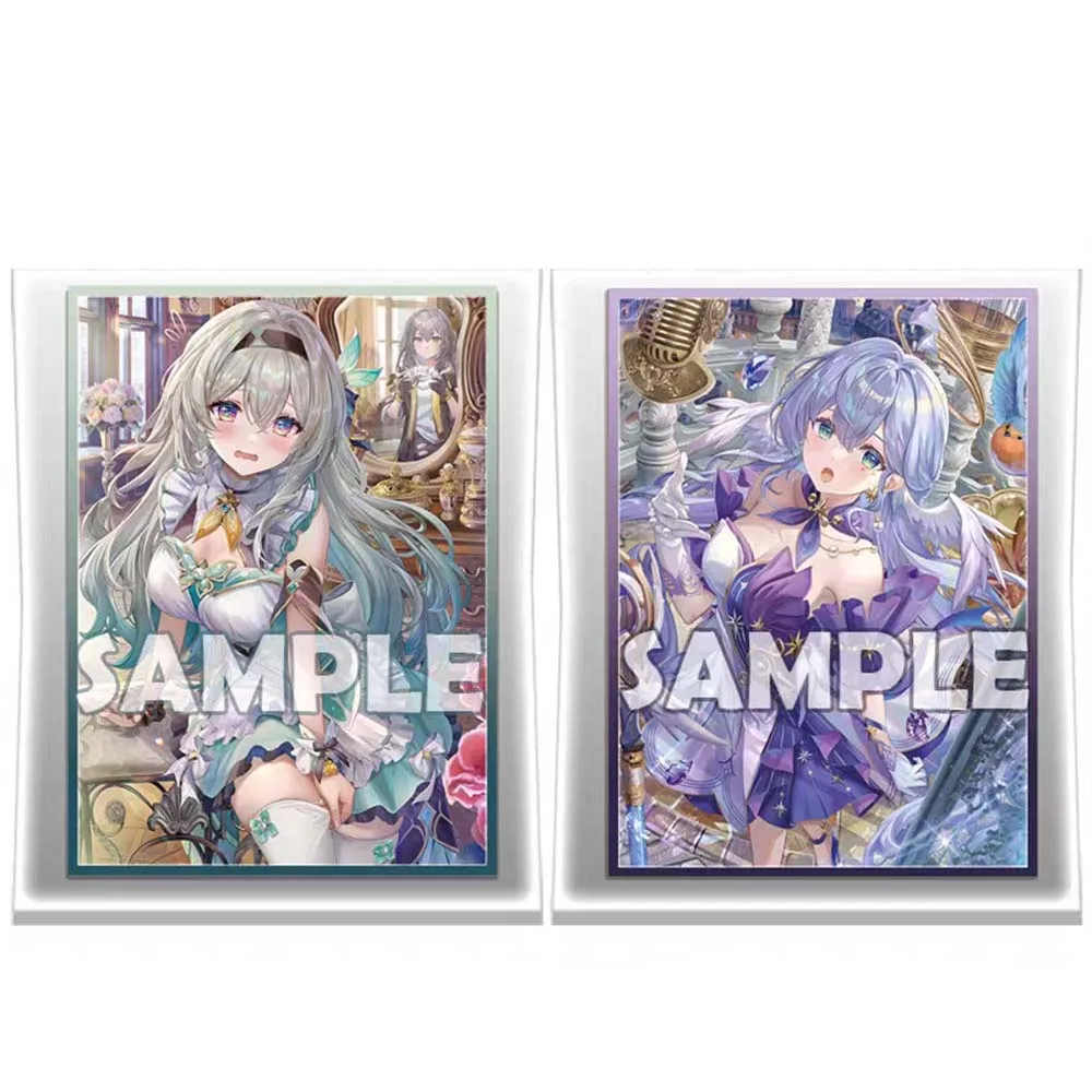 

Laser 60PCS Laser Anime Japanese Protective Cover HonkaiStar Rail Firefly Robin Cartoon Card Protective Cover Gifts 67*92MM