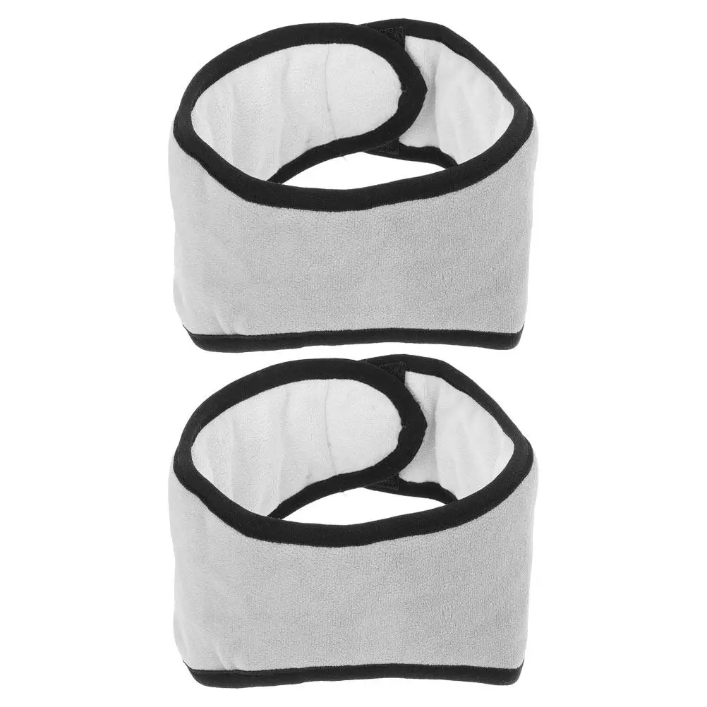 2Pcs Sleep Ear Warmers Adjustable Noise Cancelling Wind Resistant Earmuffs for Cold Weather Sound Reduction Comfortable Headband
