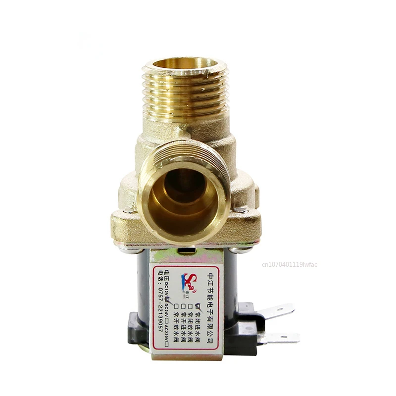 solenoid valve 220V DC 12V 24V DN15 G1/2 1/2'' Brass Electric Solenoid Valve Normally Closed Water Inlet Switch with Filter