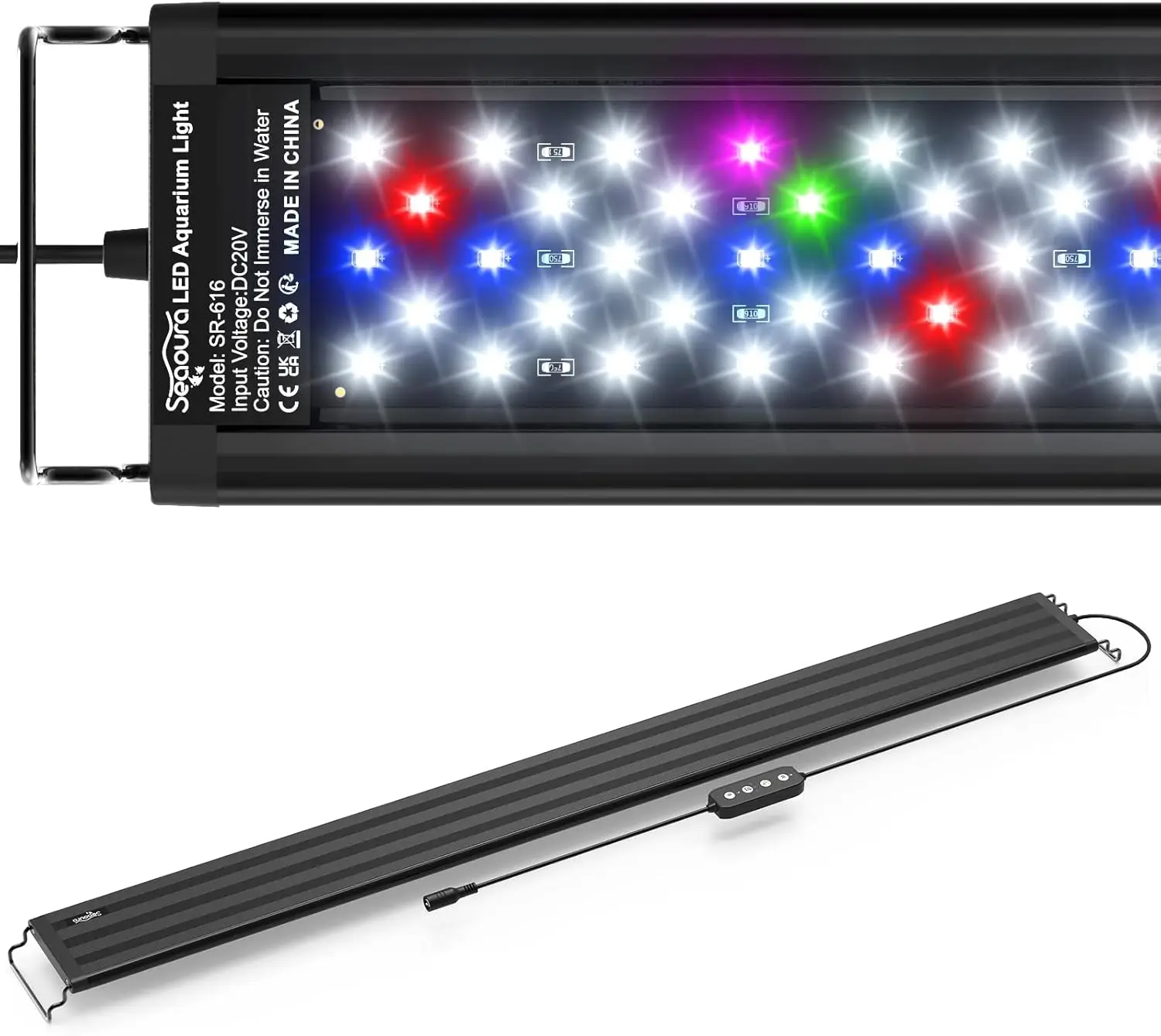 75–90 cm Aquarium-Licht für Pflanzen – komplette Aquarienfische, 36 W, kein Clip auf 6500 Kelvin 8,7