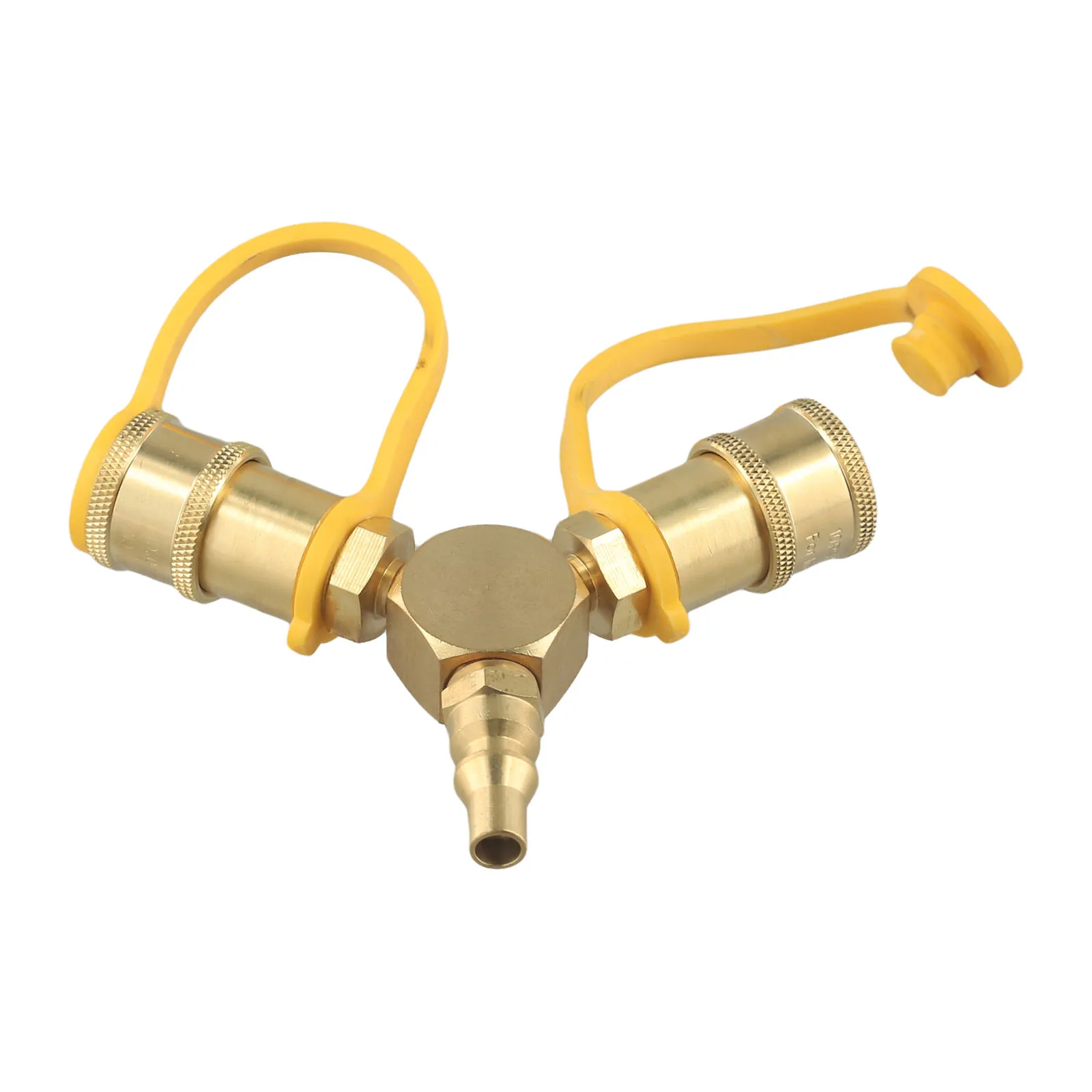 Rozdzielacz Y 1/4 cala Wytrzymały 2-drożny adapter gazu LP Adapter połączenia zbiornika gazu Adapter butli gazu do podgrzewacza RV Przyczepa BBQ