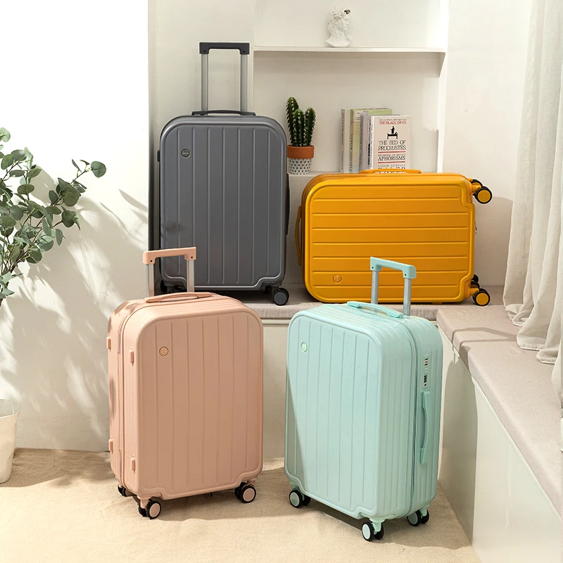 

New luggage female 20 "boarding pull bar box silent universal wheel combination box light small travel suitcase men 24 box