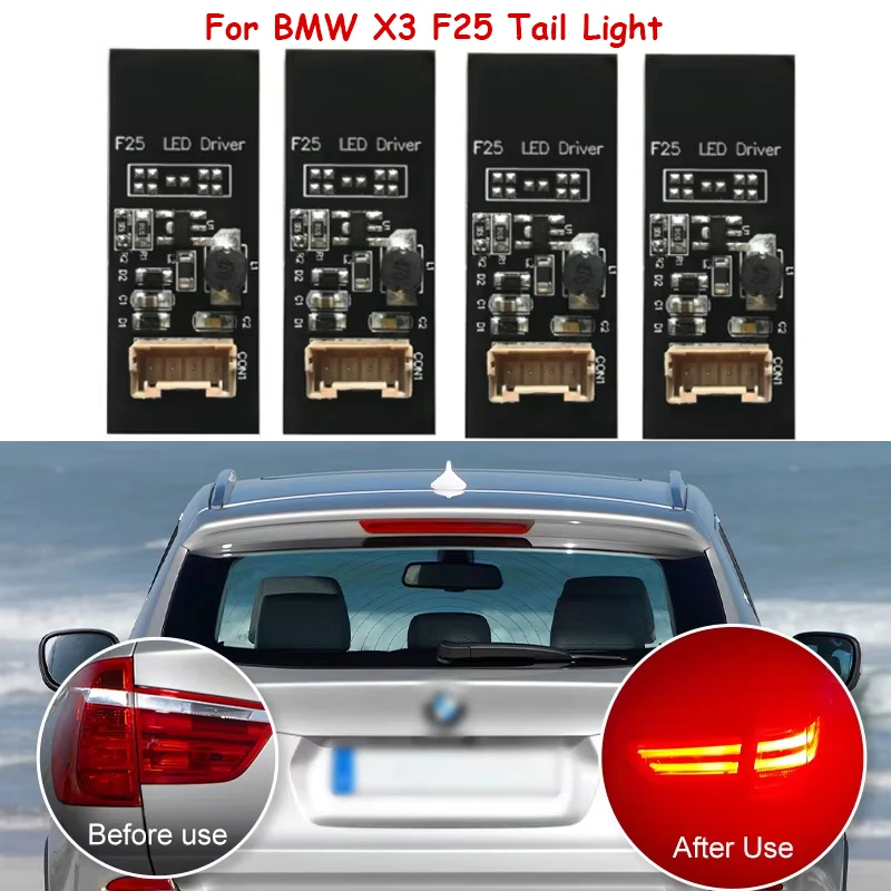 For BMW X3 F25 New Rear Driver B003809.2 LED Light Plug and Play Tail Light Repair Replacement Board Highlight Car Light