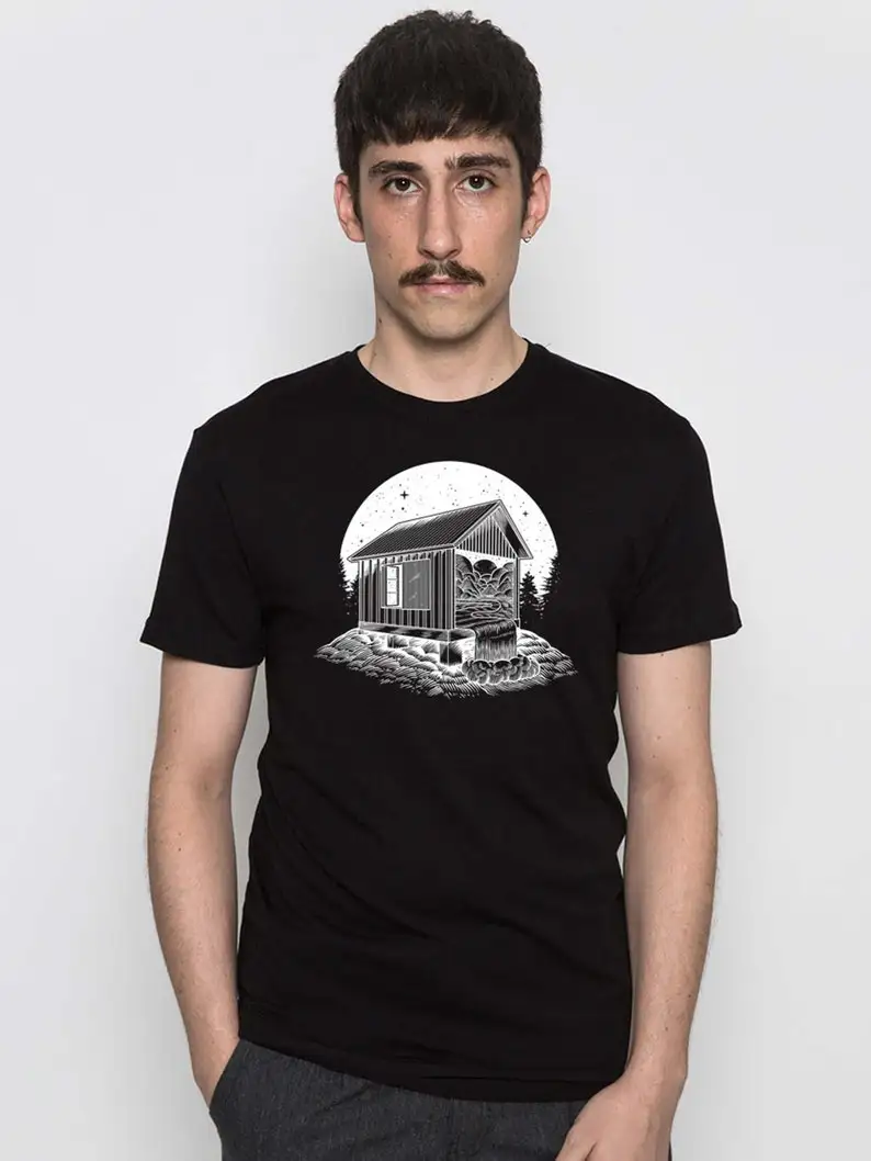 

Print shirt Forrest House, T-shirt, Printed, Nature lovers, Nature lovers