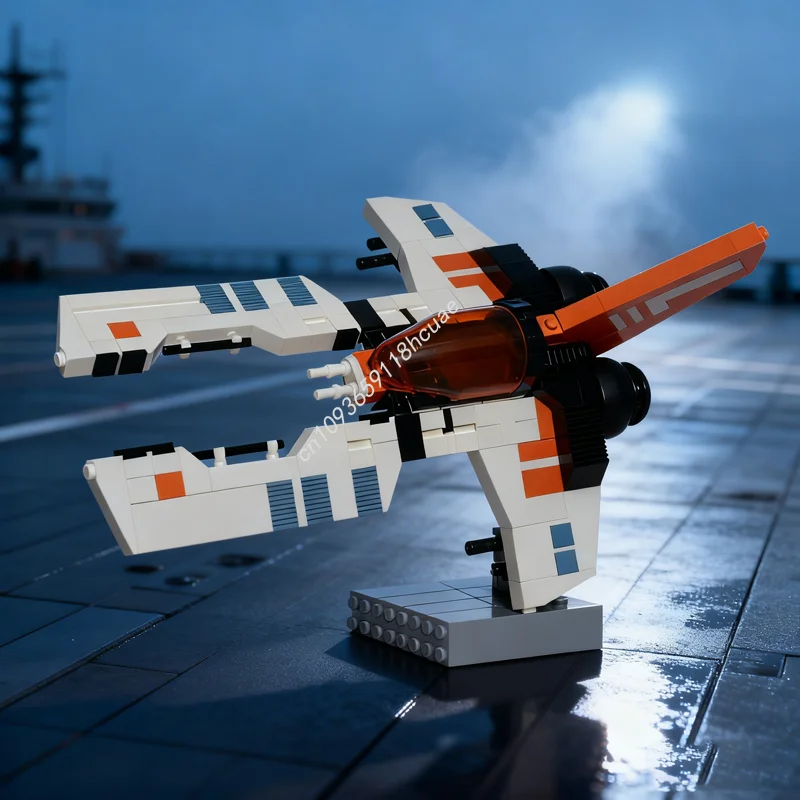 

214 шт. MOC Space Amber Fang V модель строительные блоки архитектура сборка DIY творческая идея игрушки рождественские подарки кирпич образование