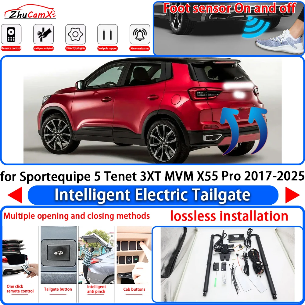 ZhuCamX for Sportequipe 5 Tenet 3XT MVM X55 Pro 2017-2025 Power Liftgate Trunk Electric Suction Tailgate Tail Gate Lift Strut