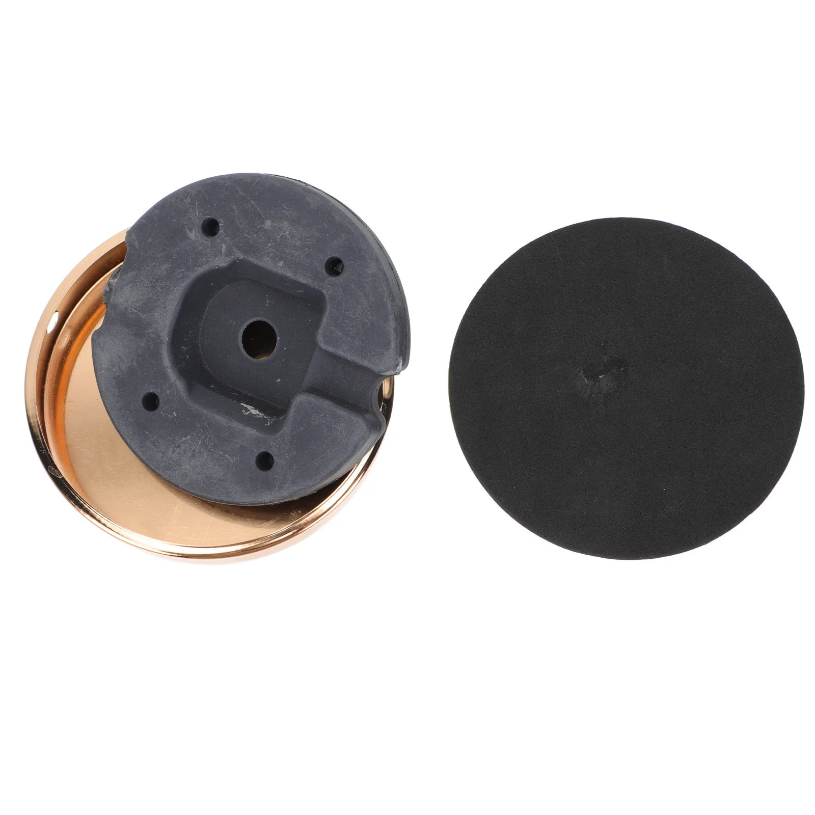 

1 set Lamp Base Durable Metal Rounded Chassis For Bedroom Office Desk Decoration Light Fixture Accessory