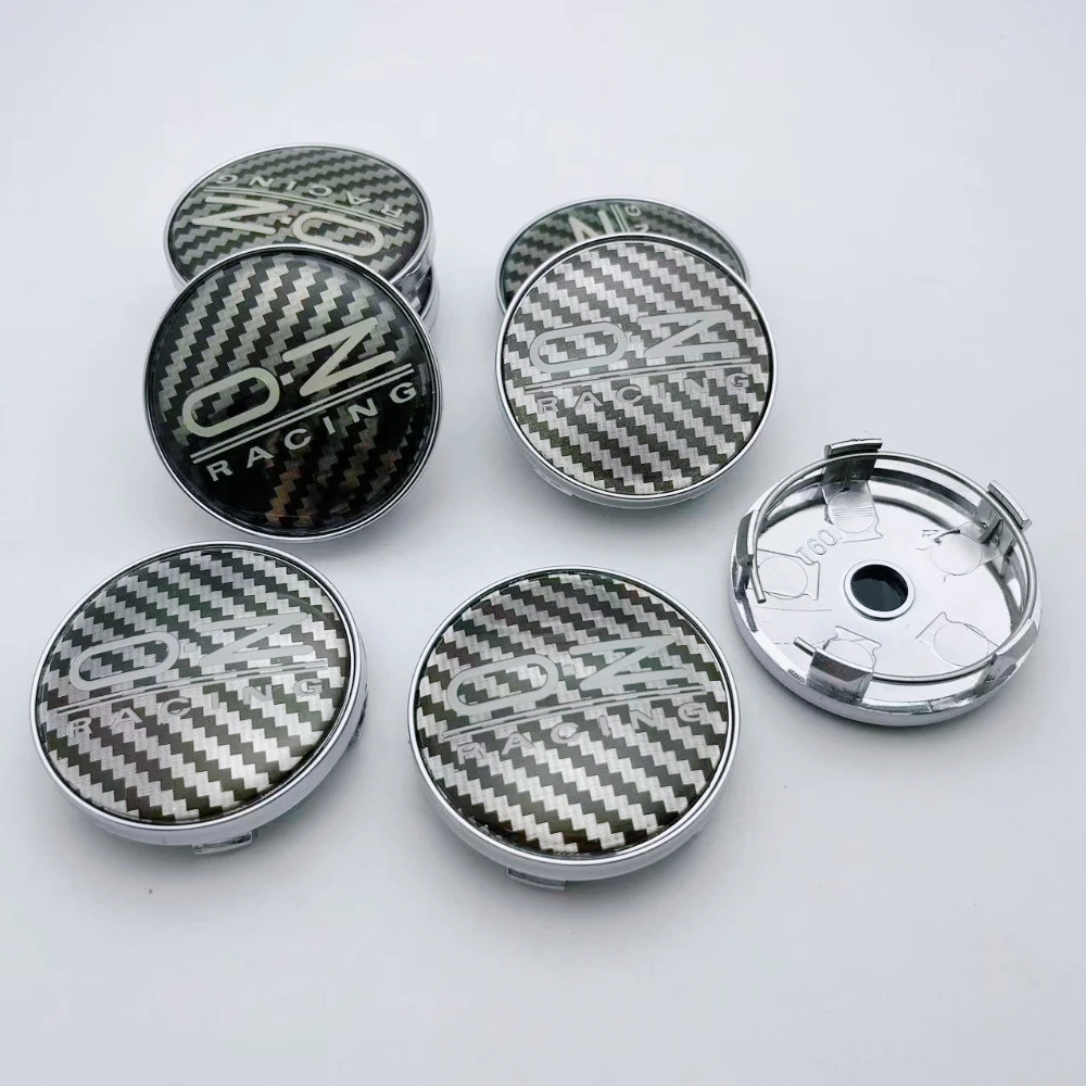 

4pcs 60MM / Clips 56MM Car Wheel Center Caps Wheel Hubcaps Rim Hub Center Cover O.Z Racing Logo Emblem Badge Car Accessories
