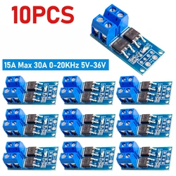 15A 400W MOSFET Trigger Switch Drive Module PWM Regulator Control Panel DC 5V-36V Electronic Switch Control Board for arduino