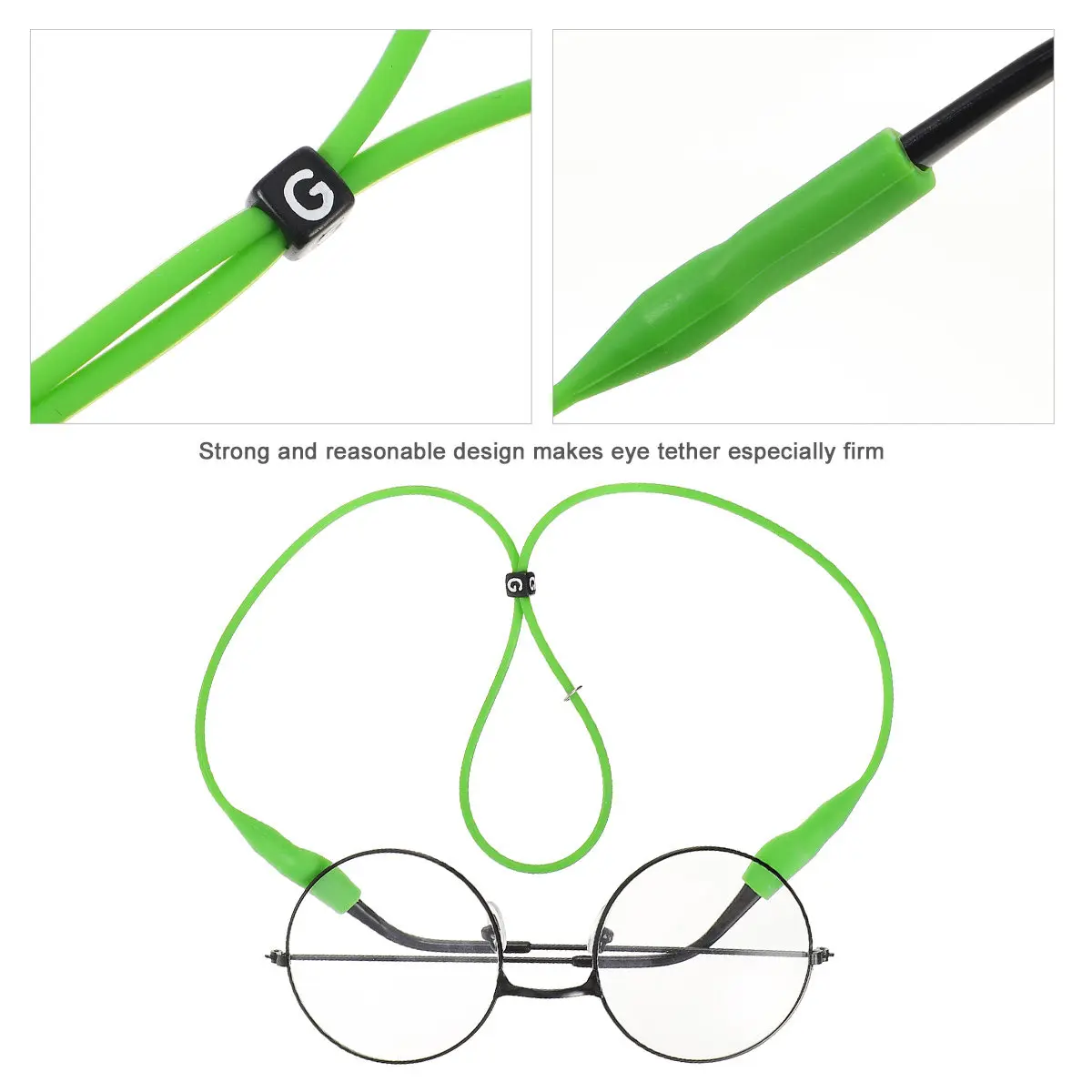 6 Pack Glasses Lanyard Non Slip Silicone Nylon Sports Eyeglass Straps for Outdoor Activities Reading