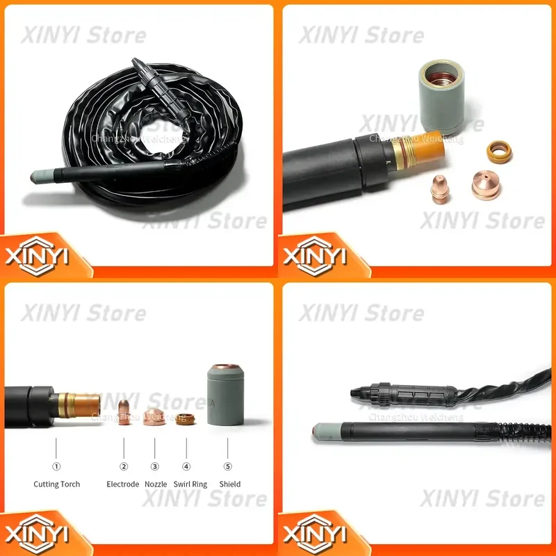 Hot Plasma Torch A141 Central Adaptor 12m for Trafimet PA0146