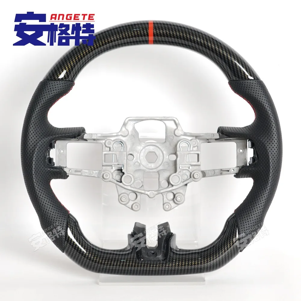 

The list price is oneApplicable to:Suitable for 18-23 Ford Mustang Ford Mustang imitation carbon fiber car modified steering whe