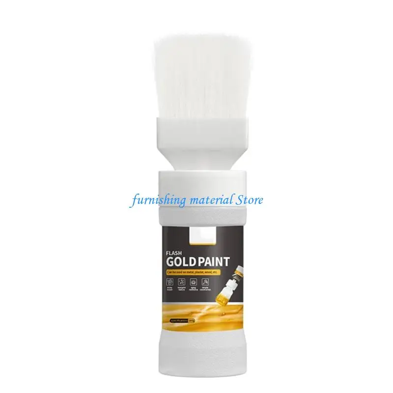 Y5GD High Adhesion Water Based Gold Foil Paint Brush Integrated For Durability