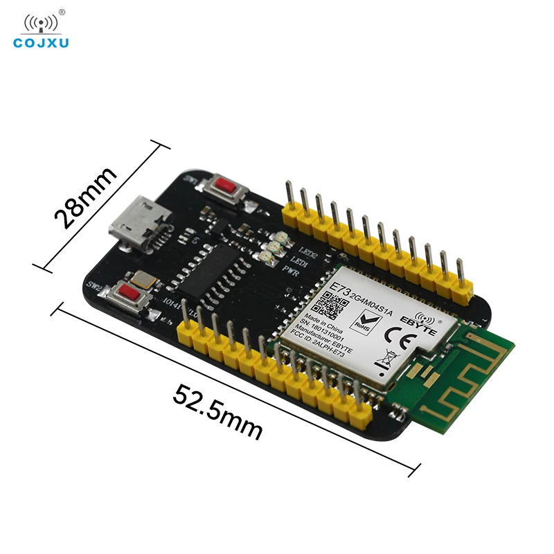 Test Board Kit nRF52810 Bluetooth 5.0 module E73-TBA ebyte 2.4GHz Transmitter Receiver Module