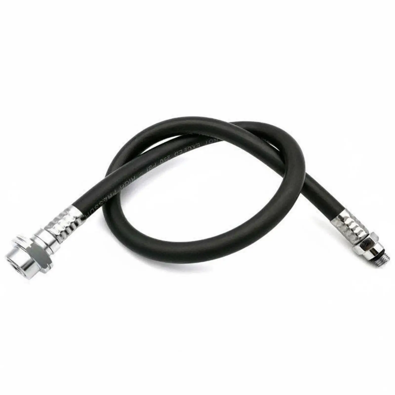 Dry Suit Inflation Hose for Scuba Diving Low Pressure Air Delivery Rubber Brass Threaded Ends