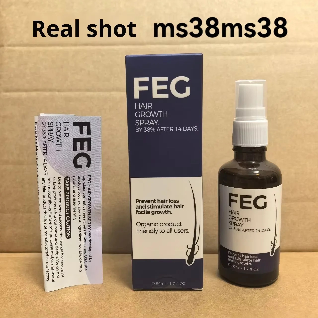 FEG Hair Growth Essential Loss Regrowth Treatment Strengthens  Serum Fast Growing Hair Nourishes Scalp Light Weight Non Greasy