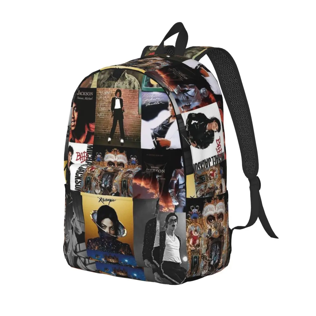 Mochila Michael Jackson Daypack de grande capacidade para crianças, bolsa escolar, bolsa de ombro para homens e mulheres