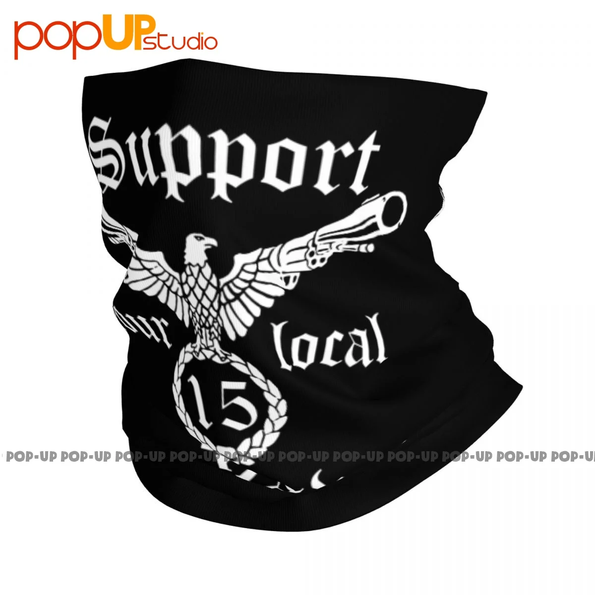 Support Your Local Outlaws Biker Motorcycle Mc Neck Gaiter Bandana Scarf Face Mask