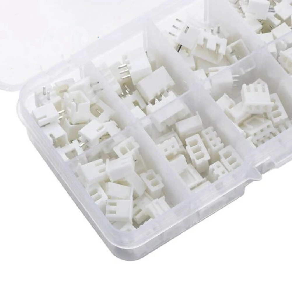 A42Z-230Pcs XH2.54 2P 3P 4P 5 Pin 2.54Mm Pitch Terminal Kit / Housing / Pin Header Connector JST Connectors Adaptor XH Kits