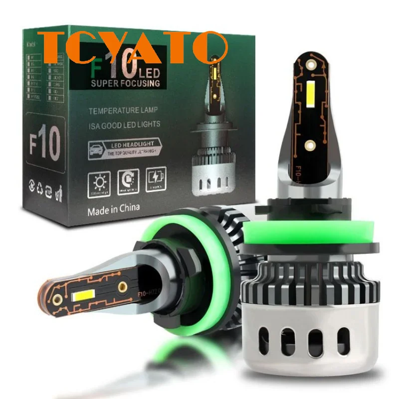 �y�Z�[�����zTCYATO 2���� F10 H7 LED�w�b�h���C�g 6000K H1 H8 H4 LED�o���u �t�H�O�����v 9012 Hir2 9005 HB3 9006 HB4 �����ԗp�����v 16000LM 70W �^�[�{�~�j