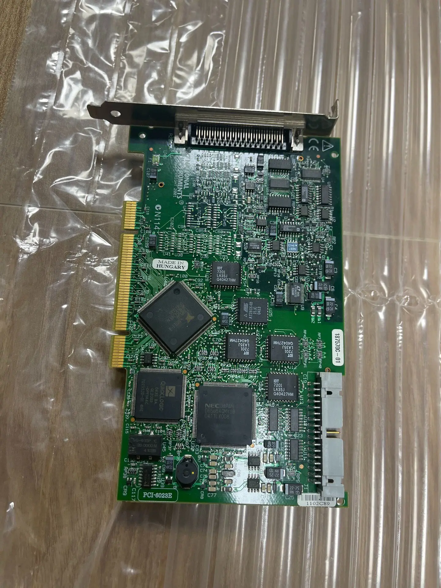 American NI Original PCI-6023E Data Collection Card, Disassembled One, Intact Function