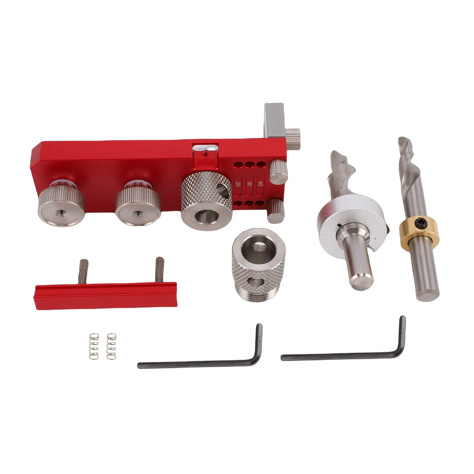 Aluminum Profile Drill Guide Punch Locator for 20 30 40 Series Profiles Drilling Jig Hole Positioning Tool with M6 M8 Countersin