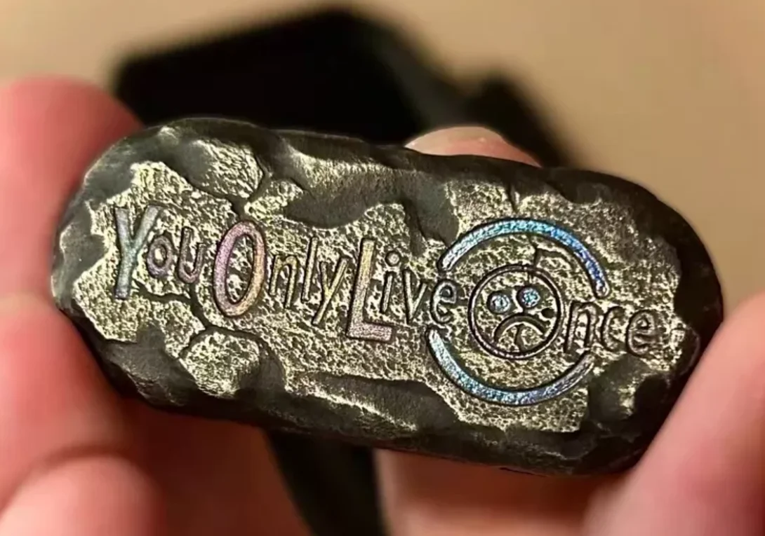 Used EDC EDC Toy yolo Zirconium Based Topb Zirconium Alloy Fidget Slider Decompression toy
