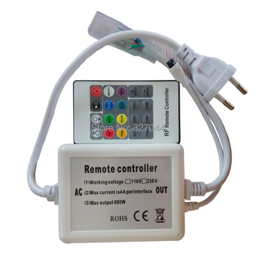 

30set/lot 20keys IR 6A 600W AC110V-240V RGB Controllers 6 Modes Control For Rgb Led Strip