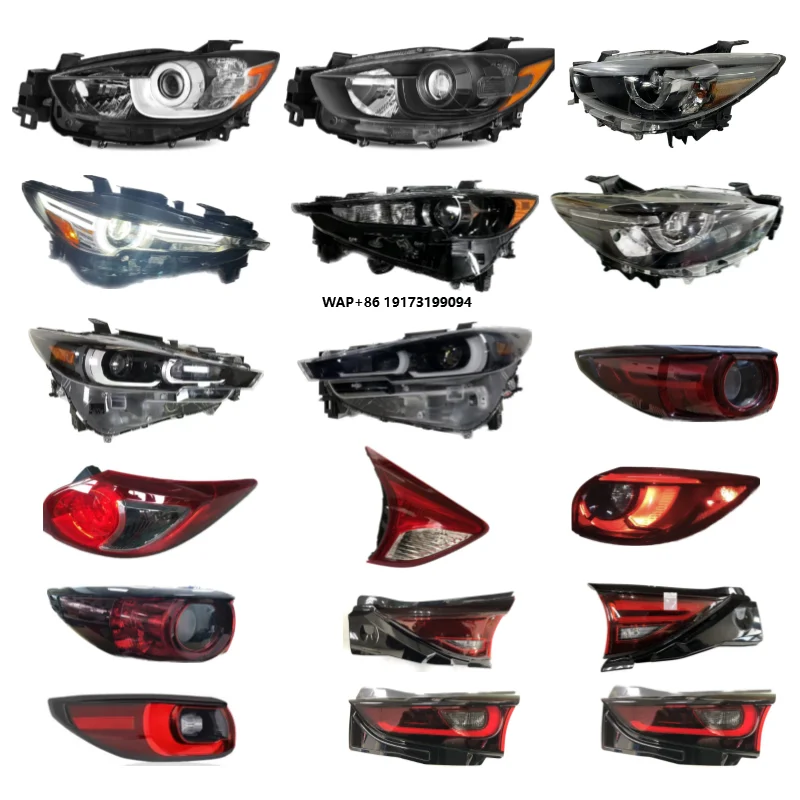 

USA Version for CX5 CX-5 Headlight Taillight 2013-2022 Rear Lights and Interior Exterior Taillights Headlamp Rearlamp