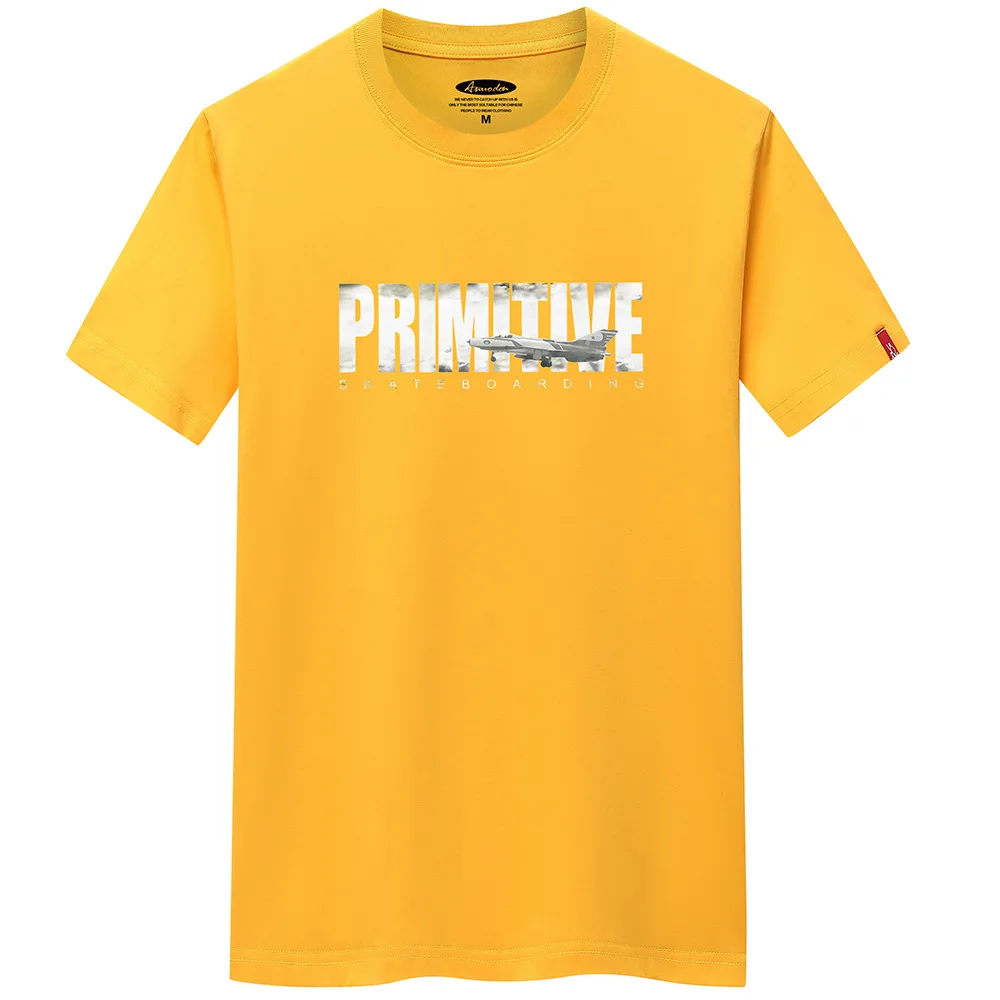 JFUNCY Summer plus Size Men's T-Shirt Short Sleeve Cotton Customizable Design Hand-Painted Unique Fashion Casual Wear