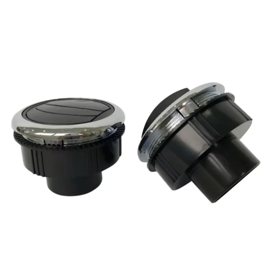 Universal Car Air Conditioner Deflector Outlet Round Air Vent Ducting Cover Outlet A/C Grille Deflector for RV Bus Truck Boat