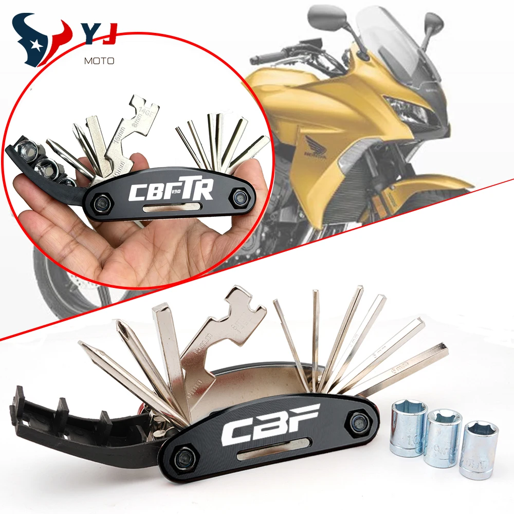 Motorcycle Tool Wrench Screwdriver Set For Honda CBF 125 150 250 500 600 S 1000 CBF1000 CBF190R CB190TR Repair Tools Accessories