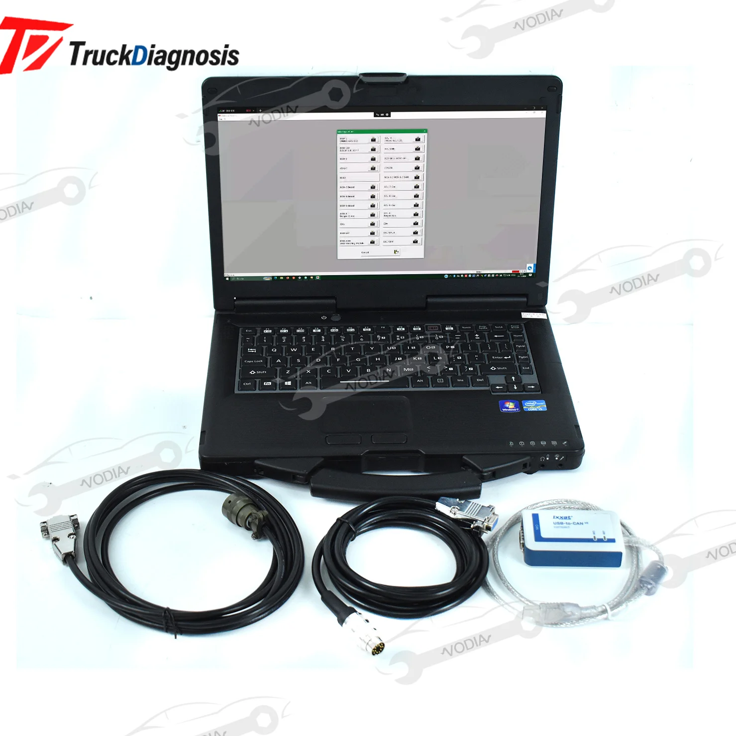 Daignostic Scanner MTU DIAGNOSTIC KIT USB-to-CAN MTU Diasys 2.74 MEDC ADEC Full Kit MTU Diasys +MTU ADEC +MUT MEDC andcf53laptop