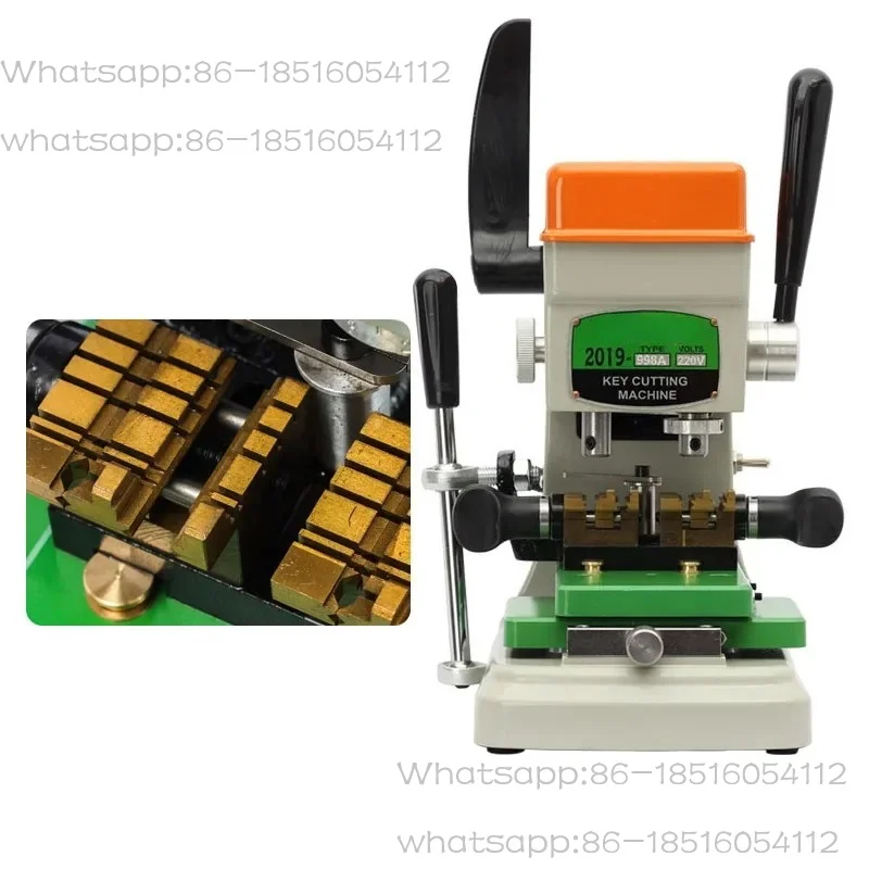 Portable Key Cutting Machine Key Cutter Copy Duplicating Machine Car Door Key Drill Maker Locksmith Tools