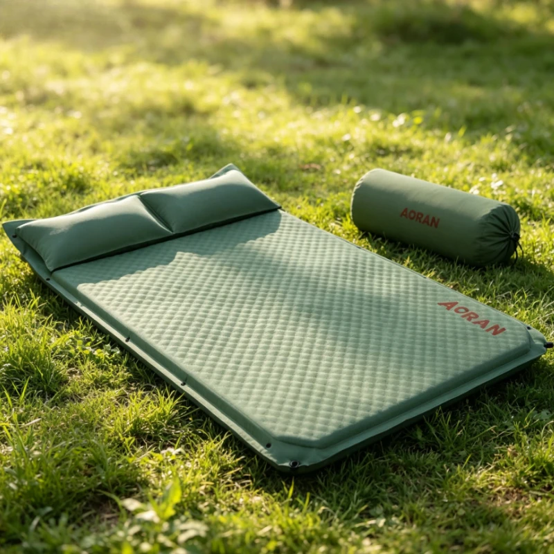 Self Inflating Air Mattress Camping Sleeping Pad Moisture Resistant Tent Bed Outdoor Travel 캠핑 에어매트