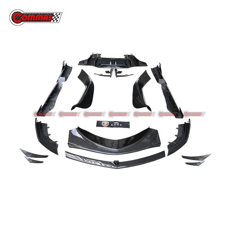 

Comtmas Style Dry Carbon Fiber Full Set Tuning Body Parts Rear Diffuser Spoiler Bodykit For Mclaren GT