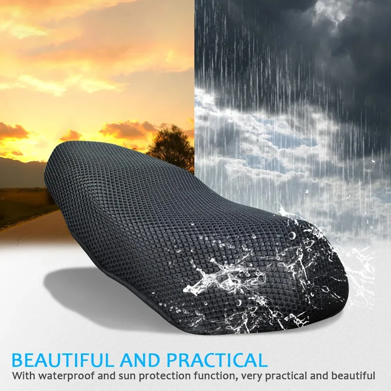 Tenere700 Motorcycle Seat Cover 3D Honeycomb Mesh Cushion Seat Cover Cooling for yamaha Tenere 700 T7 T 700 2020