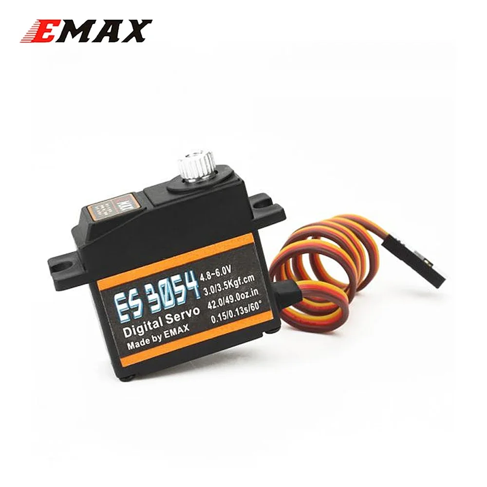 

EMAX ES3054 17g 3.5kg 0.13sec 23T Metal Gear Digital Servo For RC Airplane ES3154 upgrade Drone